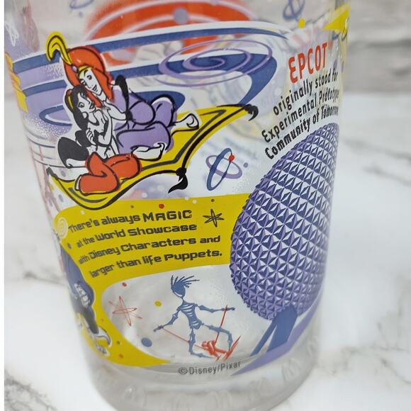 McDonald's Glass Walt Disney 100 Years of Magic - Buzz Lightyear, Aladdin, - Picture 4 of 7